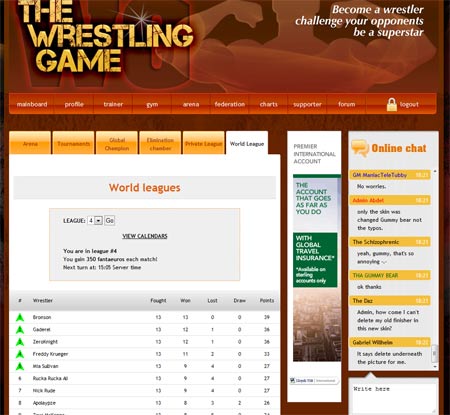 Finisher moves screenshot