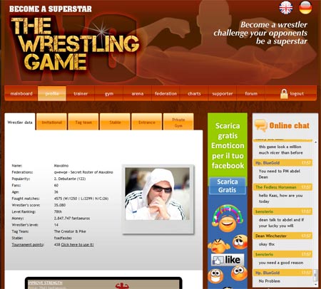 Home page screenshot
